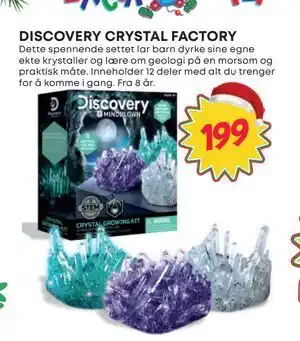 Extra Leker DISCOVERY CRYSTAL FACTORY, NOK 199 tilbud