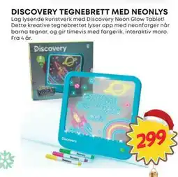 Extra Leker DISCOVERY TEGNEBRETT MED NEONLYS, NOK 299 tilbud