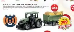 Extra Leker RADIOSTYRT TRAKTOR MED HENGER, NOK 299 tilbud