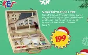 Extra Leker VERKTØYKASSE I TRE, NOK 199 tilbud