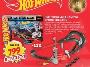 Extra Leker HOT WHEELS F1 RACING SPRINT BILBANE, NOK 799 tilbud