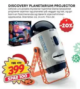 Extra Leker DISCOVERY PLANETARIUM PROJECTOR, NOK 399 tilbud