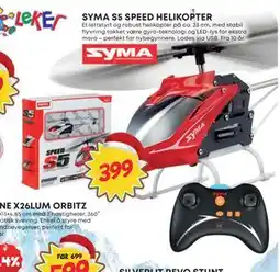 Extra Leker SYMA S5 SPEED HELIKOPTER, NOK 399 tilbud
