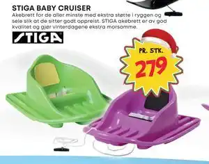 Extra Leker STIGA BABY CRUISER, NOK 279 tilbud