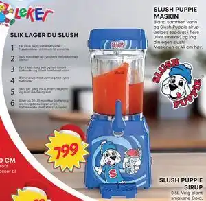 Extra Leker SLUSH PUPPIE MASKIN, NOK 799 tilbud