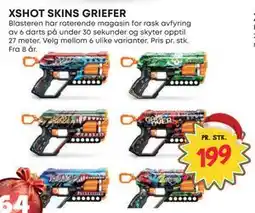Extra Leker XSHOT SKINS GRIEFER, NOK 199 tilbud