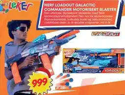 Extra Leker NERF LOADOUT GALACTIC COMMANDER MOTORISERT BLASTER, NOK 999 tilbud