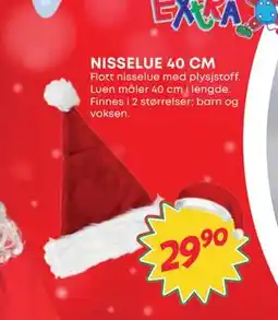 Extra Leker NISSELUE 40 CM, NOK 29.9 tilbud