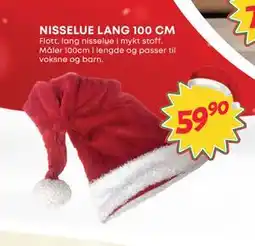 Extra Leker NISSELUE LANG 100 CM, NOK 59.9 tilbud