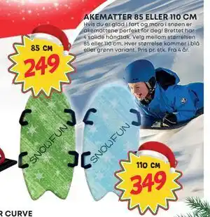 Extra Leker AKEMATTER 85 ELLER 110 CM tilbud