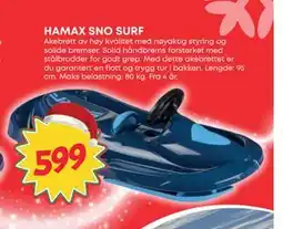 Extra Leker HAMAX SNO SURF, NOK 599 tilbud
