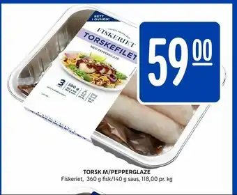 Rema 1000 Torsk m/pepperglaze tilbud