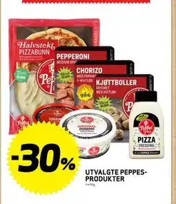 Bunnpris UTVALGTE PEPPESPRODUKTER tilbud