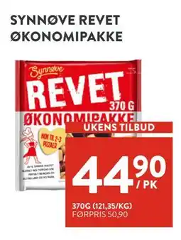 Jacobs SYNNØVE REVET ØKONOMIPAKKE, NOK 44.9 tilbud