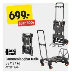 Jula Sammenleggbar tralle 68/137 kg, NOK 699 tilbud