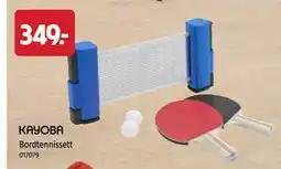 Jula Bordtennissett, NOK 349 tilbud