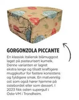 Meny GORGONZOLA PICCANTE tilbud