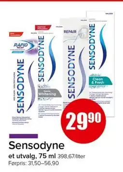 Spar Sensodyne, NOK 29.9 tilbud