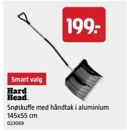 Jula Snøskuffe med håndtak i aluminium 145x55 cm, NOK 199 tilbud