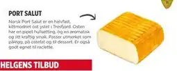 Meny PORT SALUT tilbud