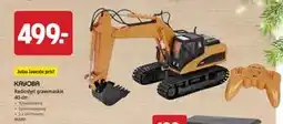 Jula Radiostyrt gravemaskin 40 cm, NOK 499 tilbud