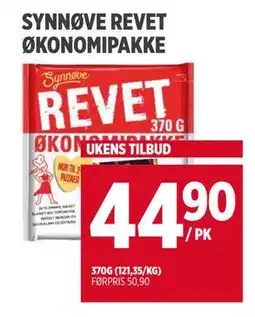 Meny SYNNØVE REVET ØKONOMIPAKKE, NOK 44.9 tilbud
