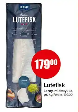 Spar Lutefisk, NOK 179 tilbud