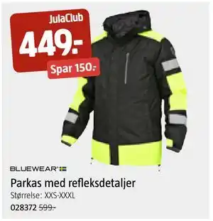 Jula Parkas med refleksdetaljer, Medlemspris tilbud