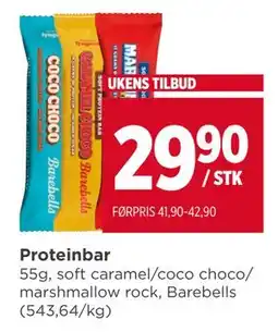 Meny Proteinbar, NOK 29.9 tilbud
