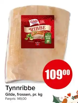Spar Tynnribbe, NOK 109 tilbud