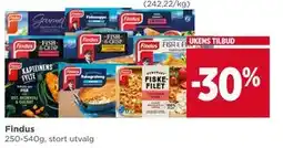 Meny Findus tilbud