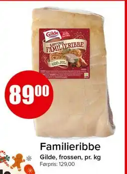 Spar Familieribbe, NOK 89 tilbud