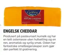 Meny ENGELSK CHEDDAR tilbud