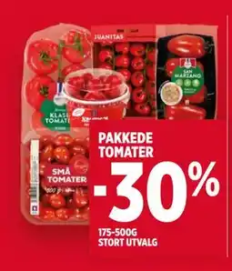 Meny PAKKEDE TOMATER tilbud