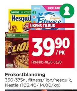 Meny Frokostblanding, NOK 39.9 tilbud