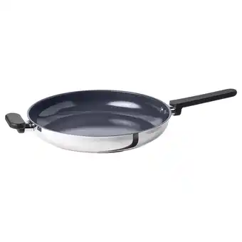 IKEA Middagsmat Stekepanne, slippbelegg/rustfritt stål, 32 cm tilbud