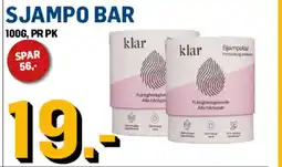 Price Lagerbutikk Sjampo bar tilbud