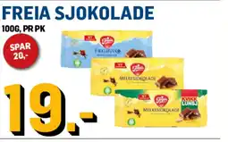 Price Lagerbutikk Freia sjokolade tilbud