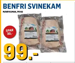 Price Lagerbutikk Benfri svinekam tilbud
