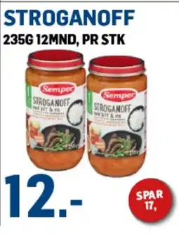 Price Lagerbutikk Stroganoff tilbud