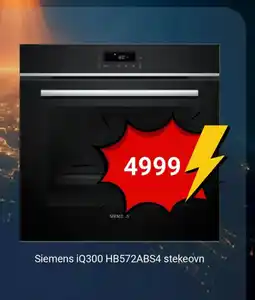 POWER Siemens iQ300 HB572ABS4 stekeovn tilbud