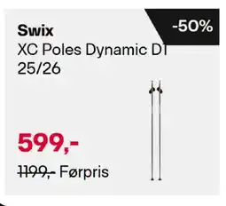 XXL Sport Swix XC Poles Dynamic DT 25/26 tilbud