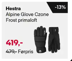 XXL Sport Hestra Alpine Glove Czone Frost primaloft tilbud