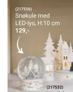 Europris Snøkule med LED-lys, NOK 129 tilbud