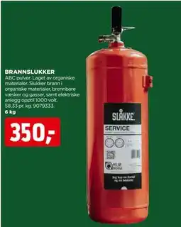 jem & fix BRANNSLUKKER, NOK 350 tilbud