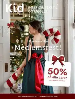 Kid Interiør Julens flanell tilbud