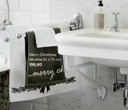 Kid Interiør Merry Christmas håndkle 50 x 70 cm, NOK 199.9 tilbud