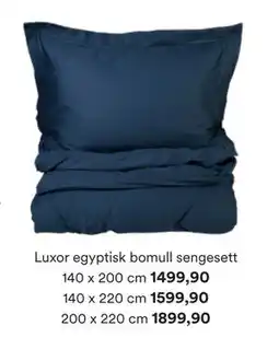 Kid Interiør Luxor egyptisk bomull sengesett tilbud