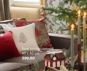 Kid Interiør Noel pynteputetrekk 40 x 40 cm, NOK 399.9 tilbud