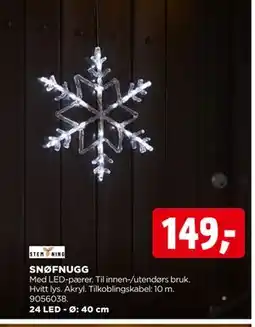 jem & fix SNØFNUGG, NOK 149 tilbud